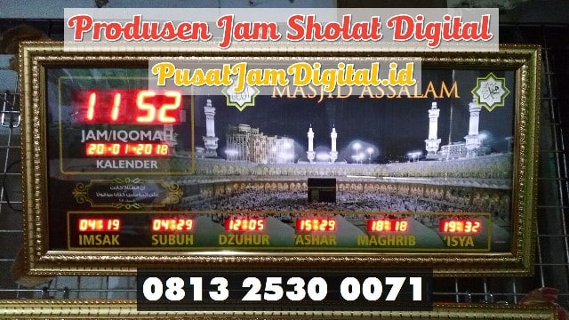 Jam Iqomah Digital di Lubuk Linggau