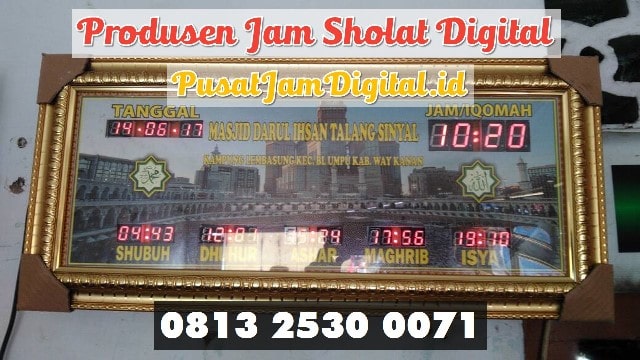 Jam Masjid Digital di Pasaman Barat