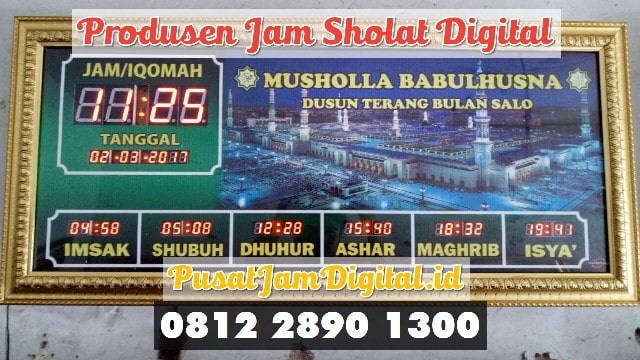 Jam Digital Untuk Masjid di Way Kanan