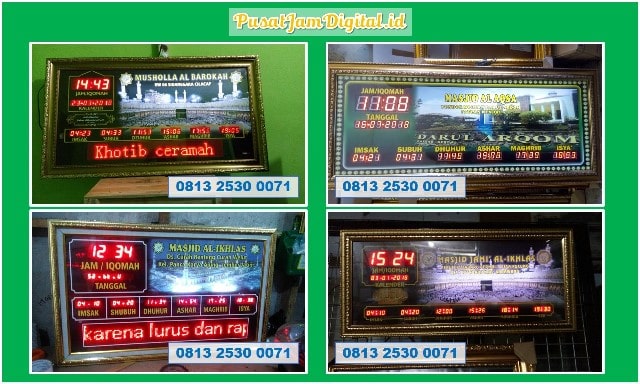 Jam Digital Sholat Masjid di Agam Pembuat Jam Dinding Digital Otomatis Pancung Soal Solok Selatan