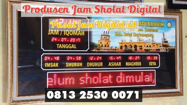Jam Adzan Iqomah di Tanjung Jabung Barat