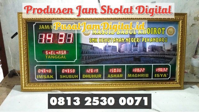 Jam Adzan Digital Murah di Banyuasin