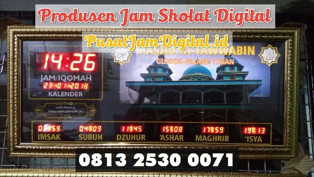 Jam Digital Untuk Masjid di Samosir