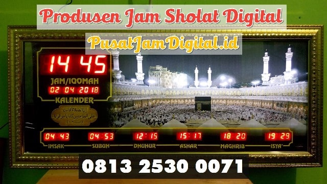 Jam Digital Untuk Masjid di Bengkalis