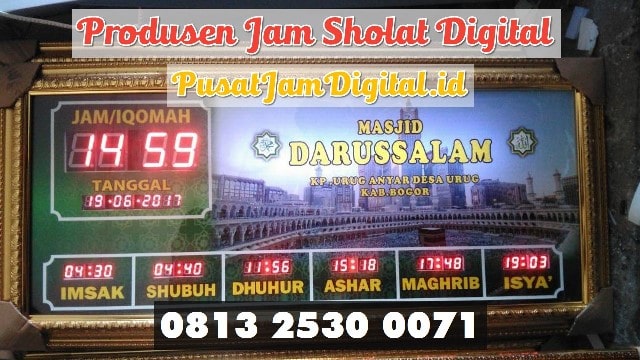 Jam Untuk Masjid di Kampar