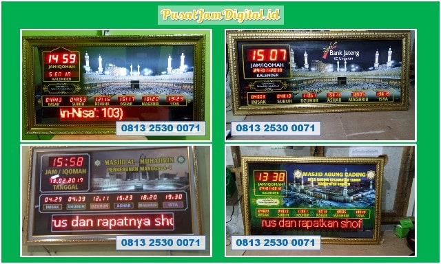 Jam Digital Abadi di Indragiri Hilir Pabrik Jam Adzan Sholat Digital Otomatis Simpang Kanan Kuantan Singingi