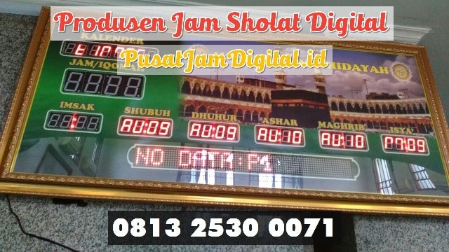 Jam Digital Masjid di Bungo